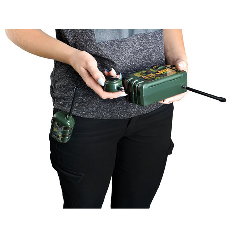 Walkie - talkie vysielačky army - sada pre 3 ľudí