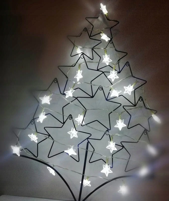  Vianočný stromček kovový 60cm