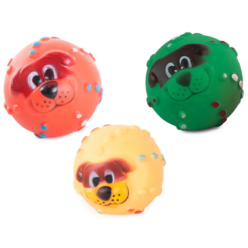 Loptička s tvárou - Hračka pre psa a mačku 