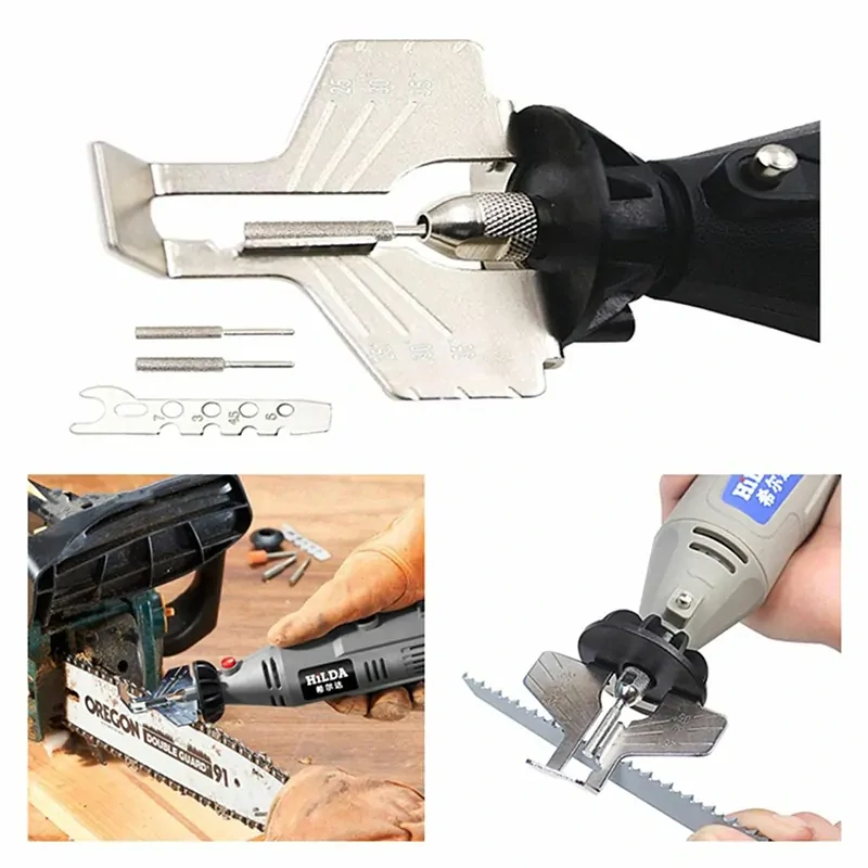 Sada príslušenstva na brúsenie reťazí a pilových listov