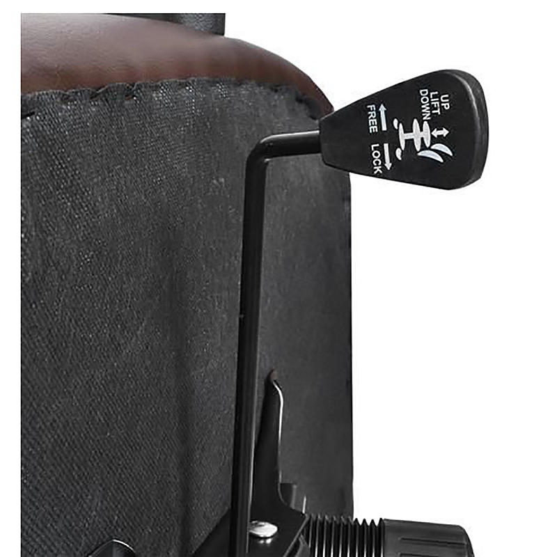 MALATEC - Kancelárske kreslo eko hnedé