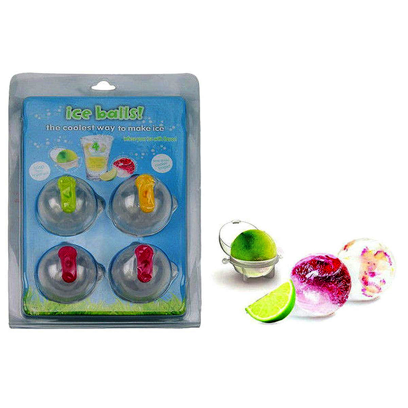 Guľové formičky na ľad 4 ks