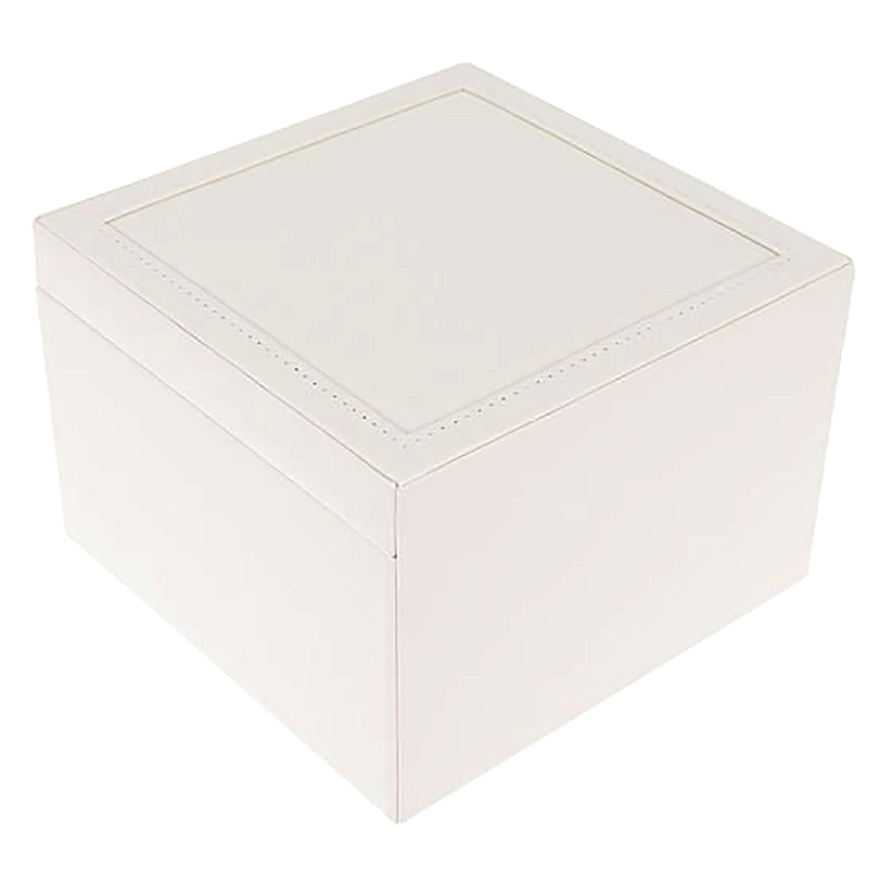 Beautylushh - Kufrík na šperky biely