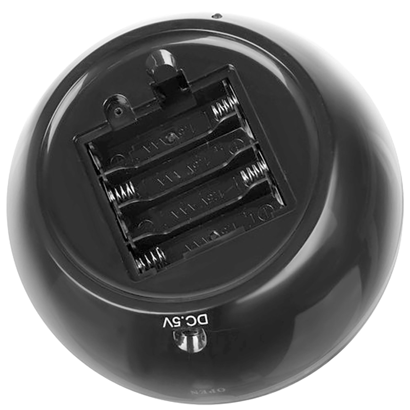 Nočná lampa s projektorom čierna