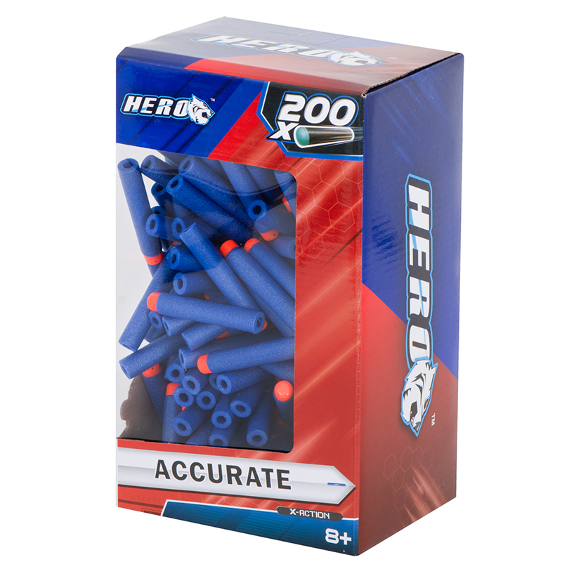 Sada detských penových nábojov 200ks - kompaktibilné s NERF