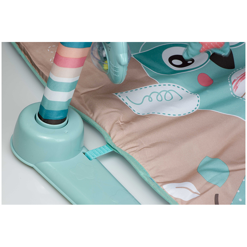 Vzdelávacia podložka pre deti 3 v 1 + piáno + hračky na zavesenie