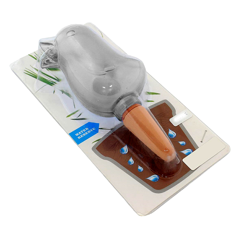 Zavlažovač do kvetináčov Vták transparentný