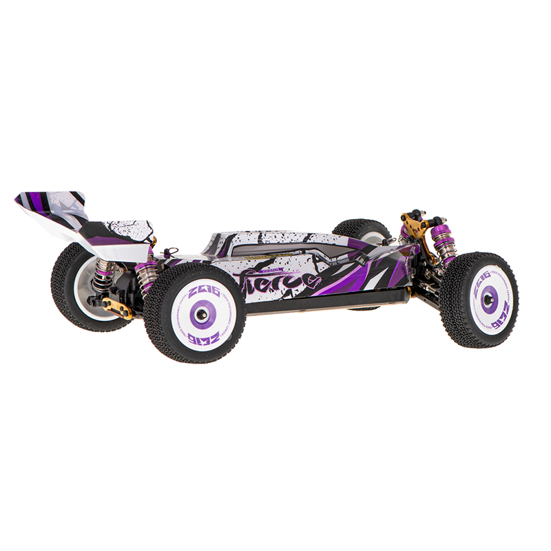 Auto na DO - RC CAR WLTOYS 124019 2,4 GHz 1:12 - 55 km / H fialové