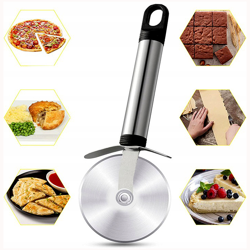 Krájacie koliesko na pizzu nerezové