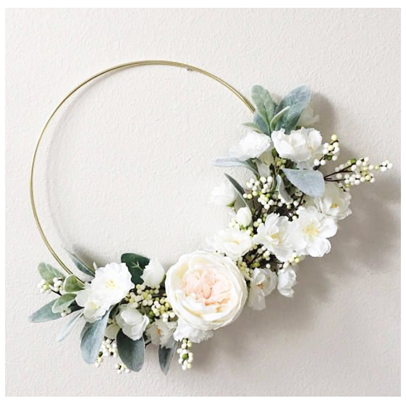 Kovový kruh na dekórovanie/lapač snov/macramé 3ks