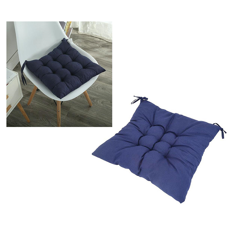 Podsedak na stoličku 40x40cm tmavomodrá