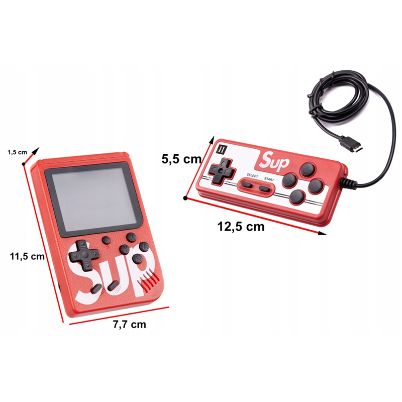 Herná konzola Sup Retro so 400 hrami + ovládač navyše
