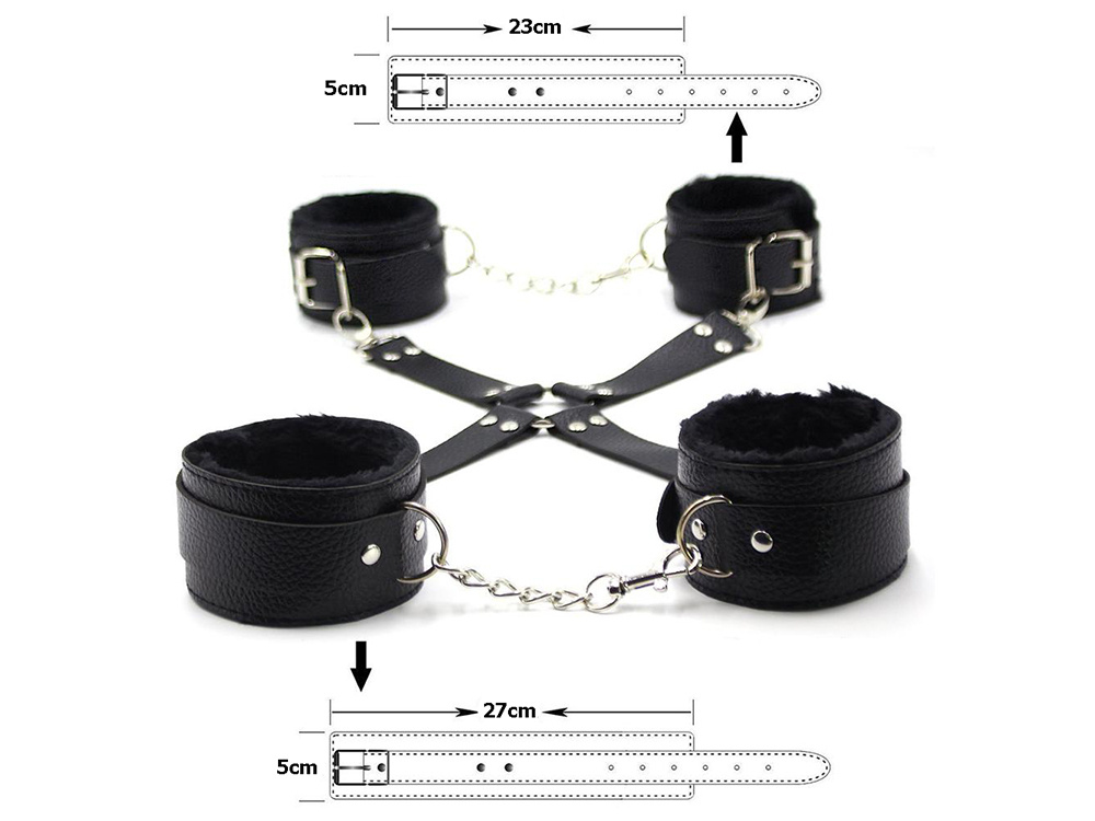 Erotická sada Black 10 dielna