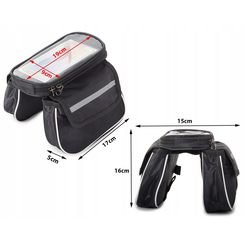 Cyklistická taška s obalom na telefón