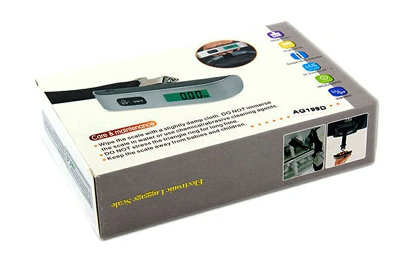 Vrecková váha na batožinu 50kg/10g