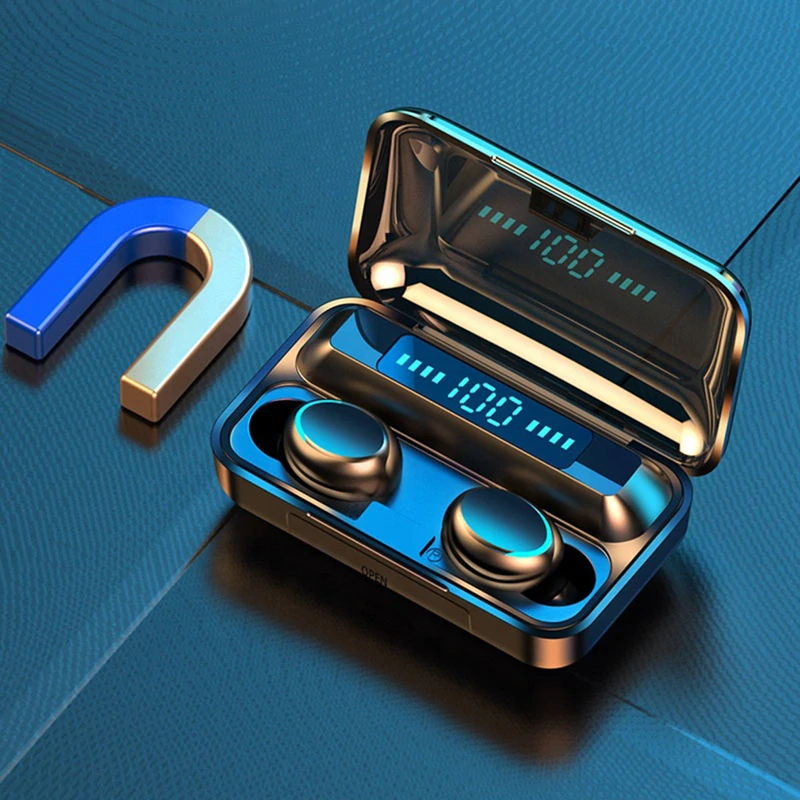 Bluetooth slúchadlá TWS s powerbankou BT 5.1