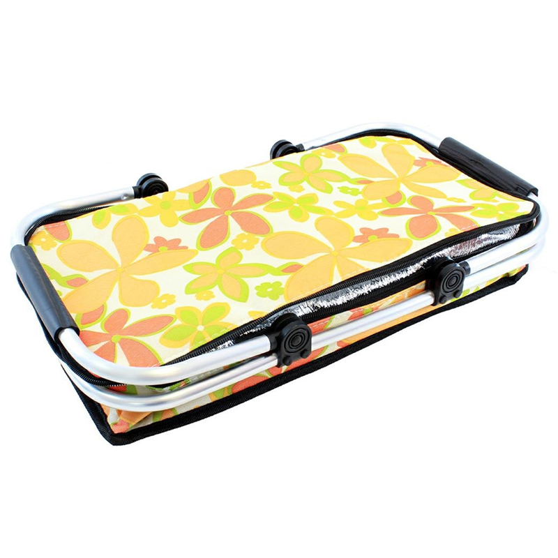 Piknikový kôš Termo skladací Kvety