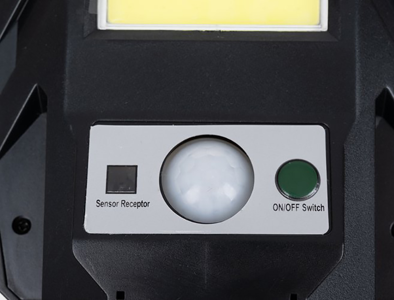 Solárna pouličná COB lampa 180LED so snímačom pohybu