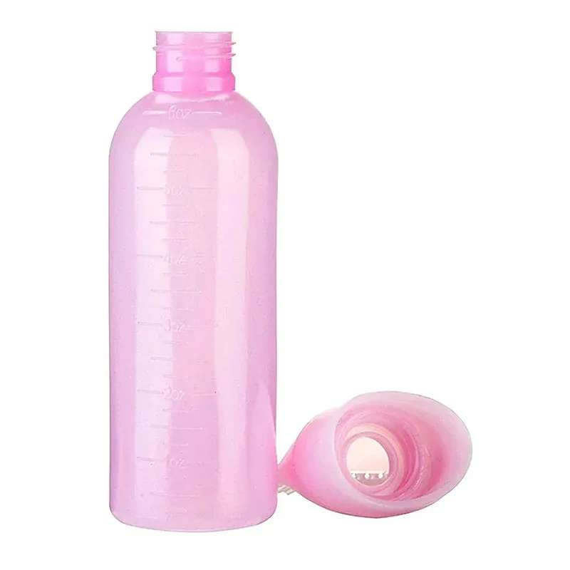 Fľaša na nanášanie farieb na vlasy s hrebeňom 150 ml