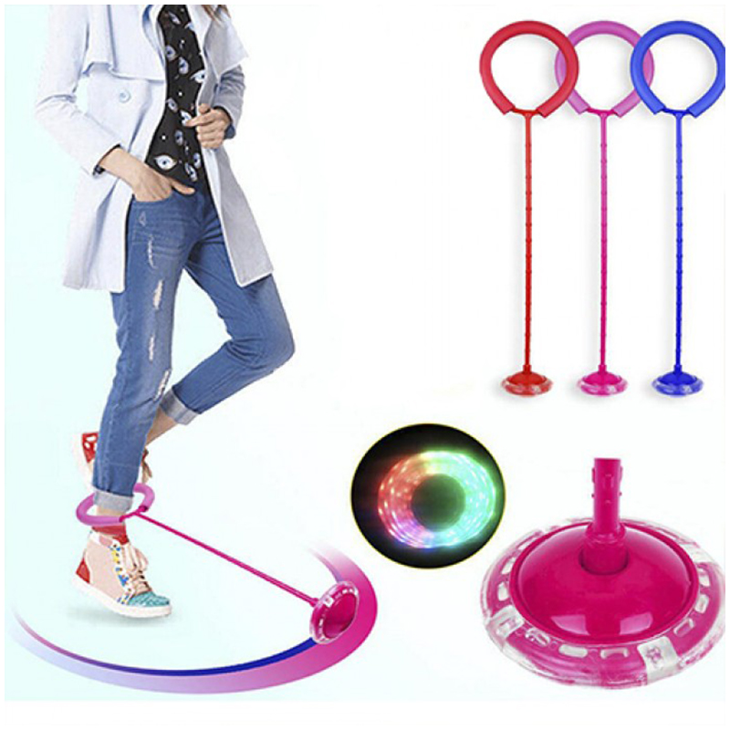 Hula Hop na skákanie LED zelené