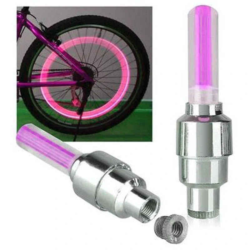 Ventily svietiace ružové 2ks