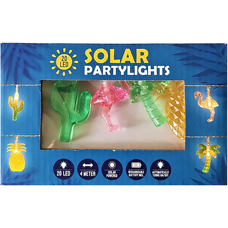 TROPIC - Solárna svetelná girlanda 3 metre - 20 LED svetiel