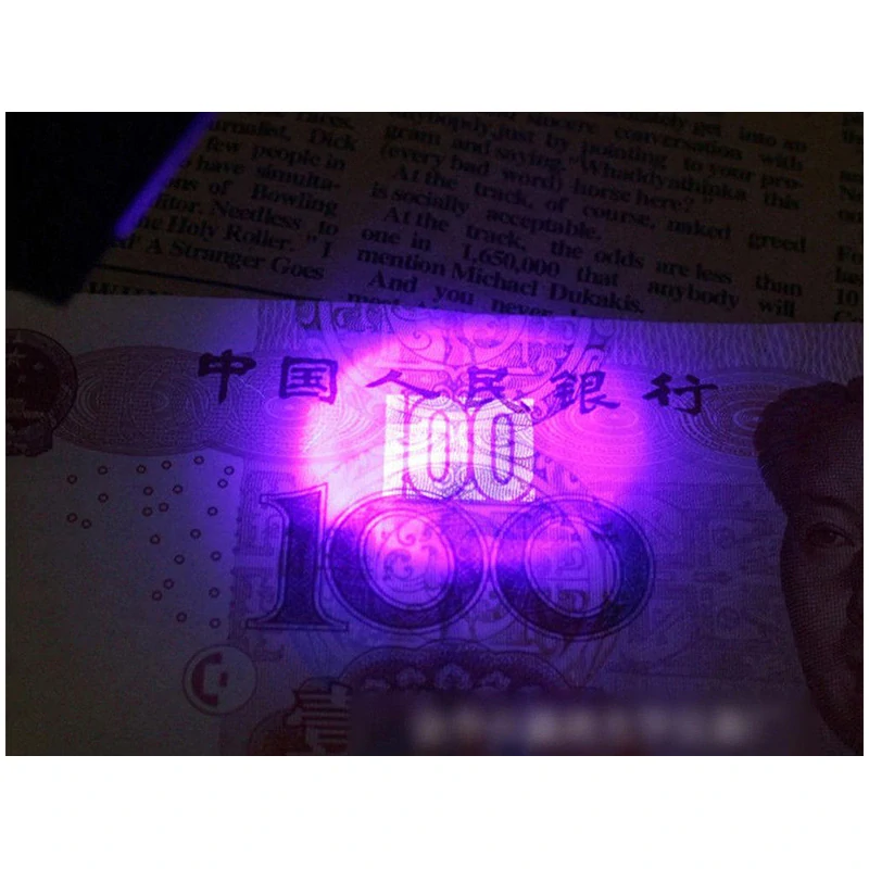 Skladacia vrecková lupa na šperky 2xLED hliníková