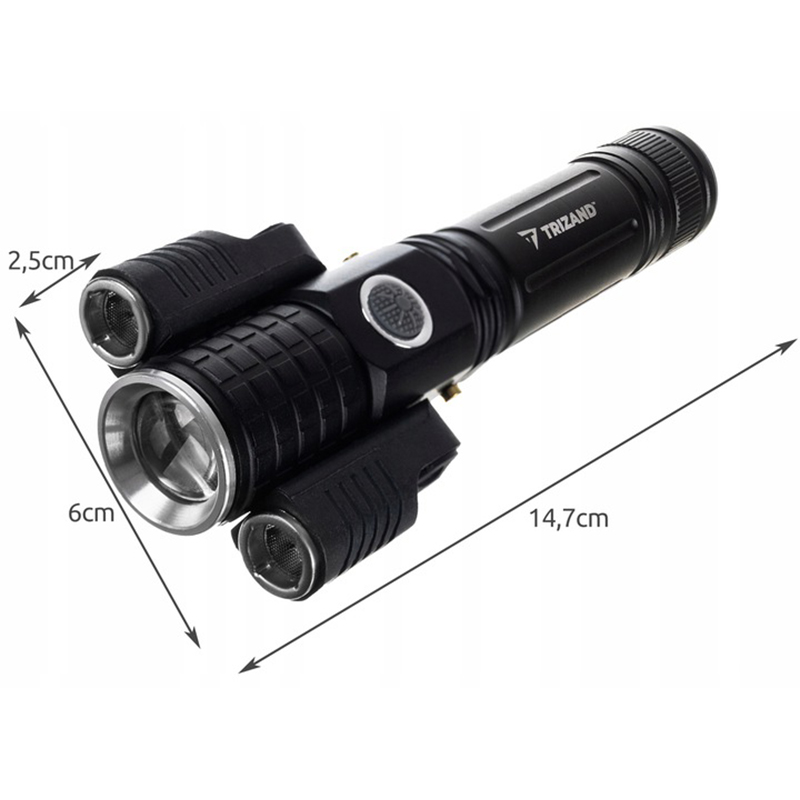 Trizand baterka T6 + 2 x LED CREE XPE a ZOOM