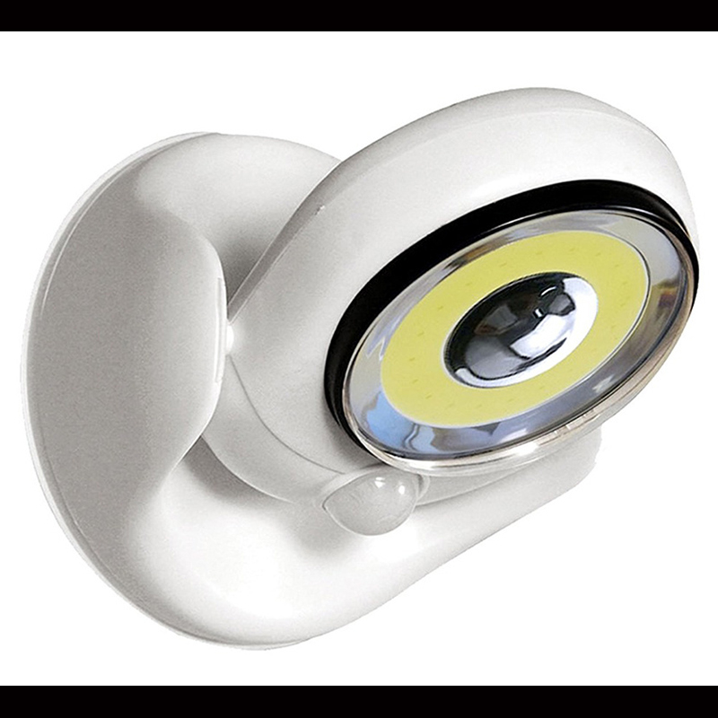 LED Lampa otočná 360° COB s pohybovým senzorom