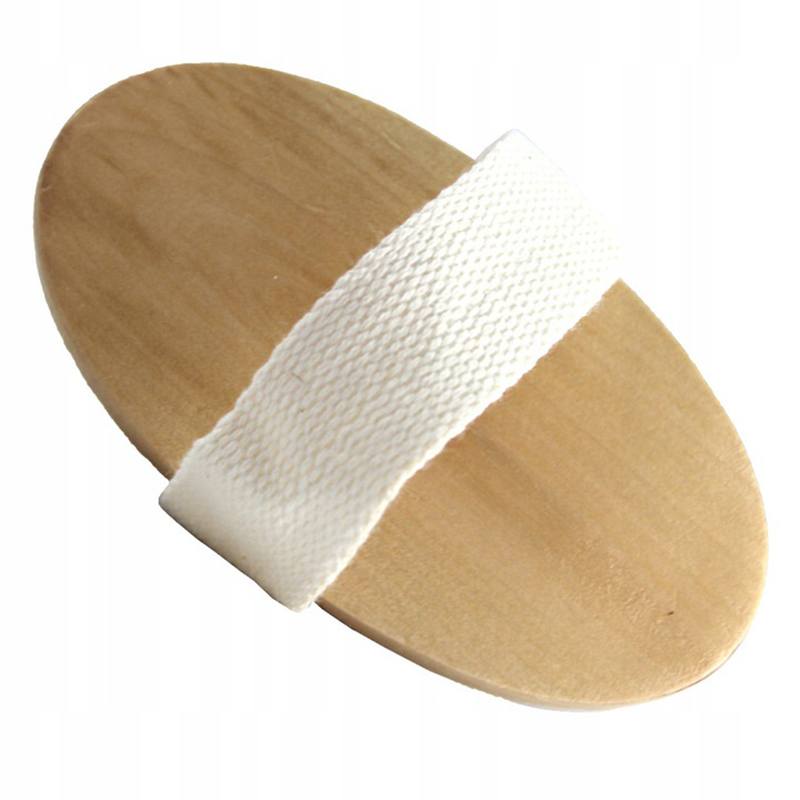 Drevená masážna kúpeľňová kefka