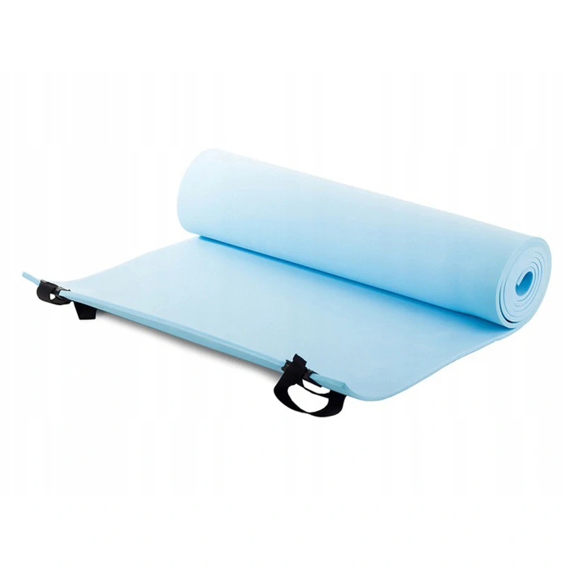 Podložka na cvičenie 180 × 50 cm modrá