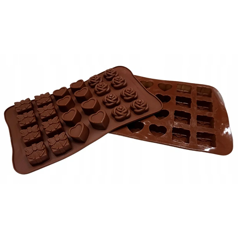 Silikónová forma na čokoládové pralinky a ľadové kocky