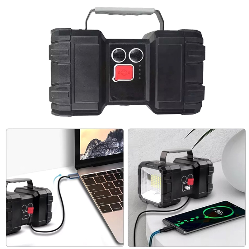 Multifunkčná nabíjateľná 40-SMD LED baterka 30W