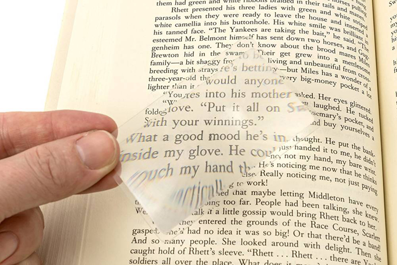 Čítacia lupa karta 25x17cm 5x