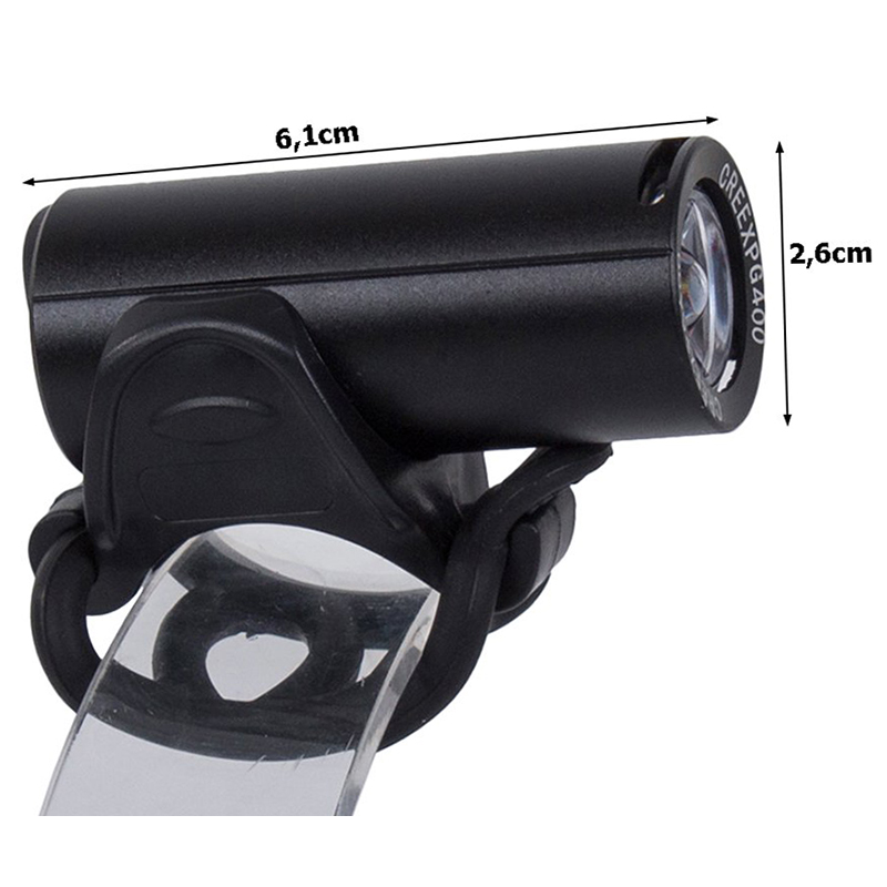 BL-B 092 Predné svetlo na bicykel USB LED CREE XPG400