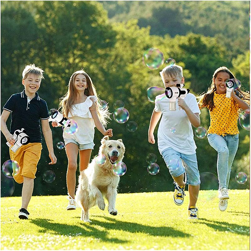 Pištoľ na bublifuk LED + hudba