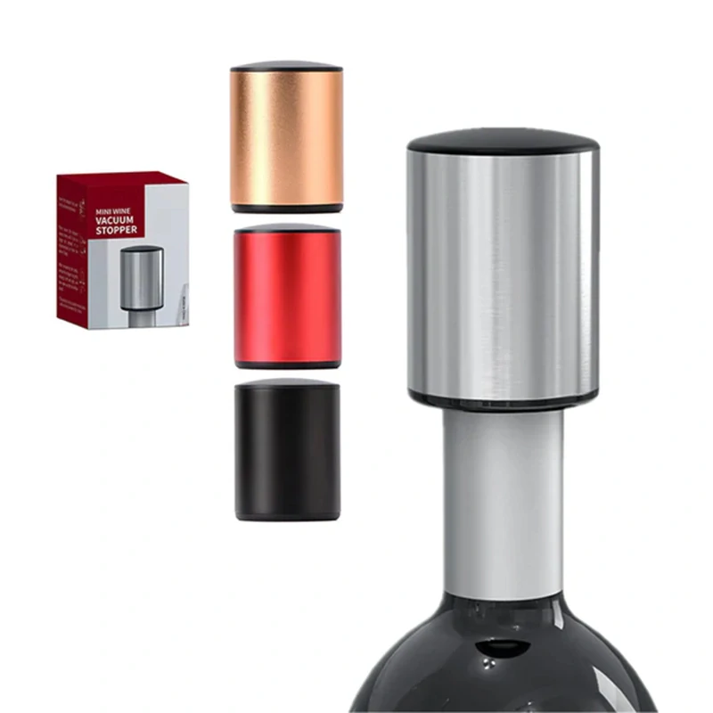 Vákuová zátka na víno SP-020 čierna