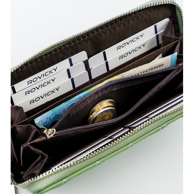 Peňaženka David Jones P116-510 Light green