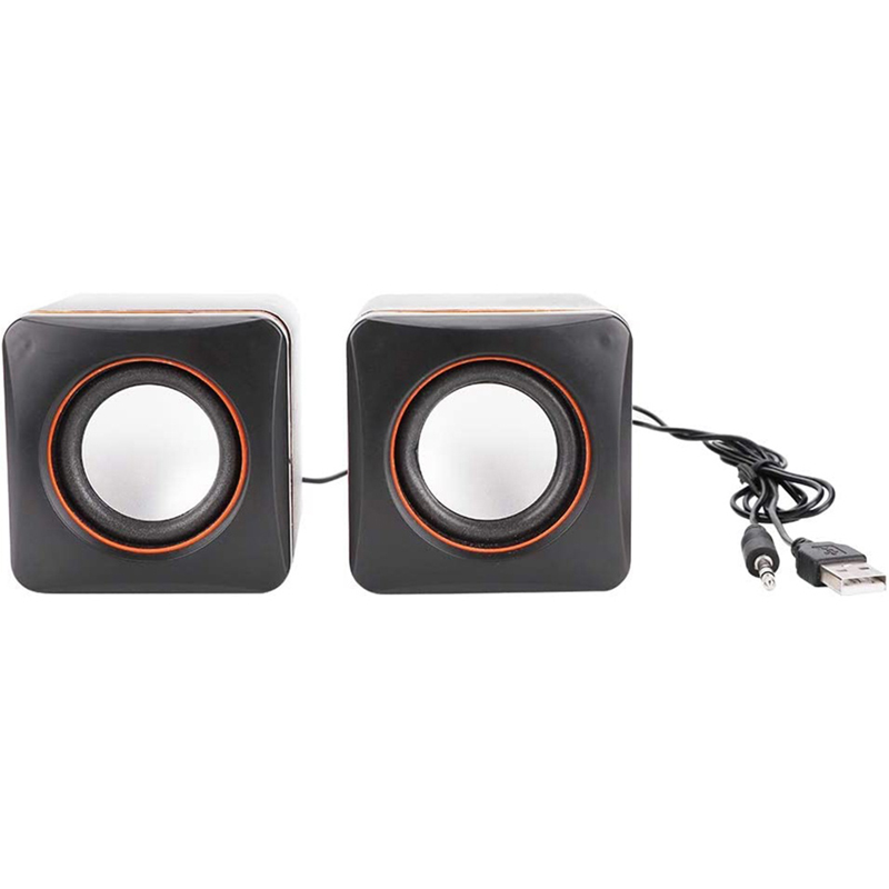 Počítačové reproduktory E-02A čierne