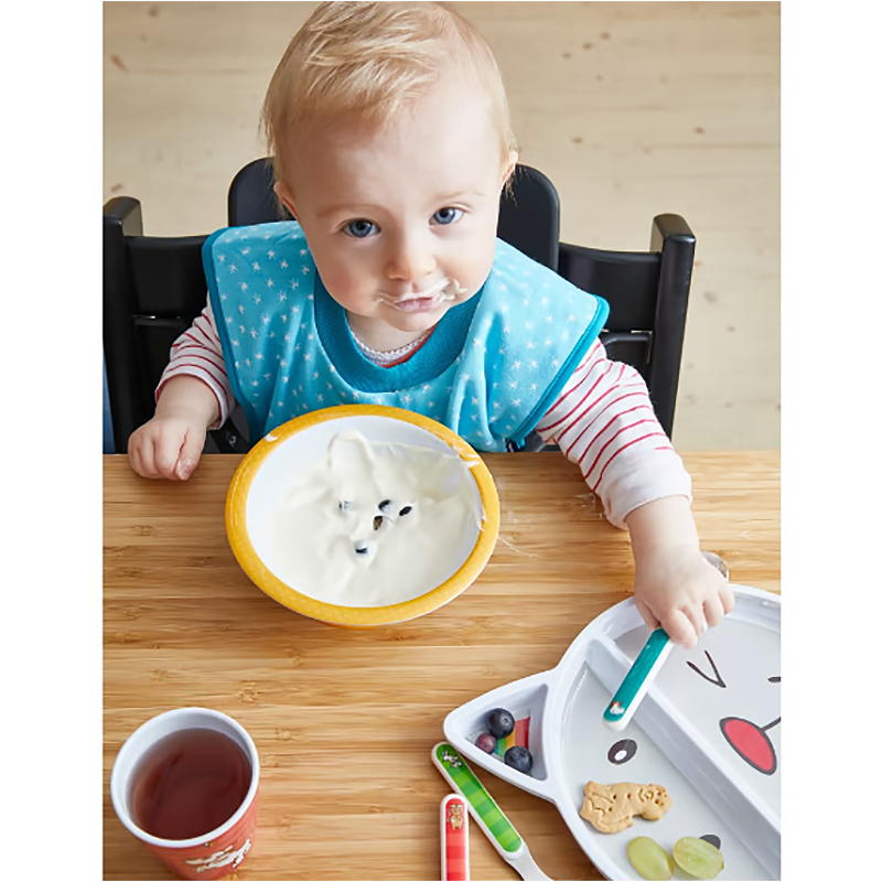 JAKO-O - Súprava melamínovej misky s prísavnou základňou 4 kusy