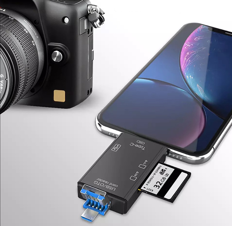 USB Čítačka pamäťových kariet 5v1