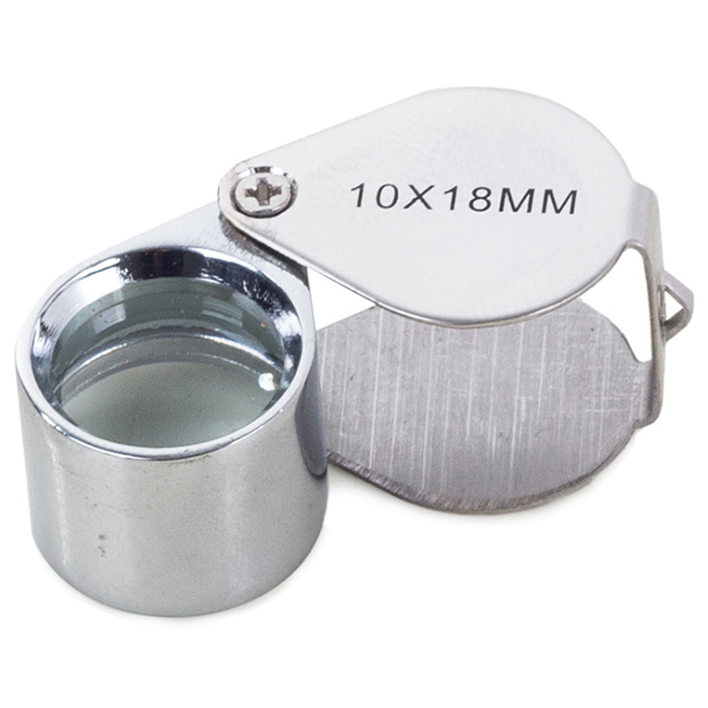 Skladacia vrecková lupa na šperky 10x