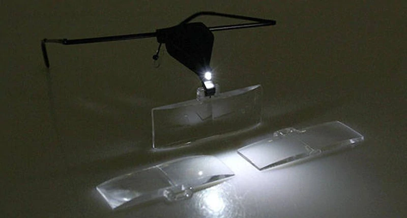 Okuliare hodinárske LED 3,5x s vymeniteľnými šošovkami