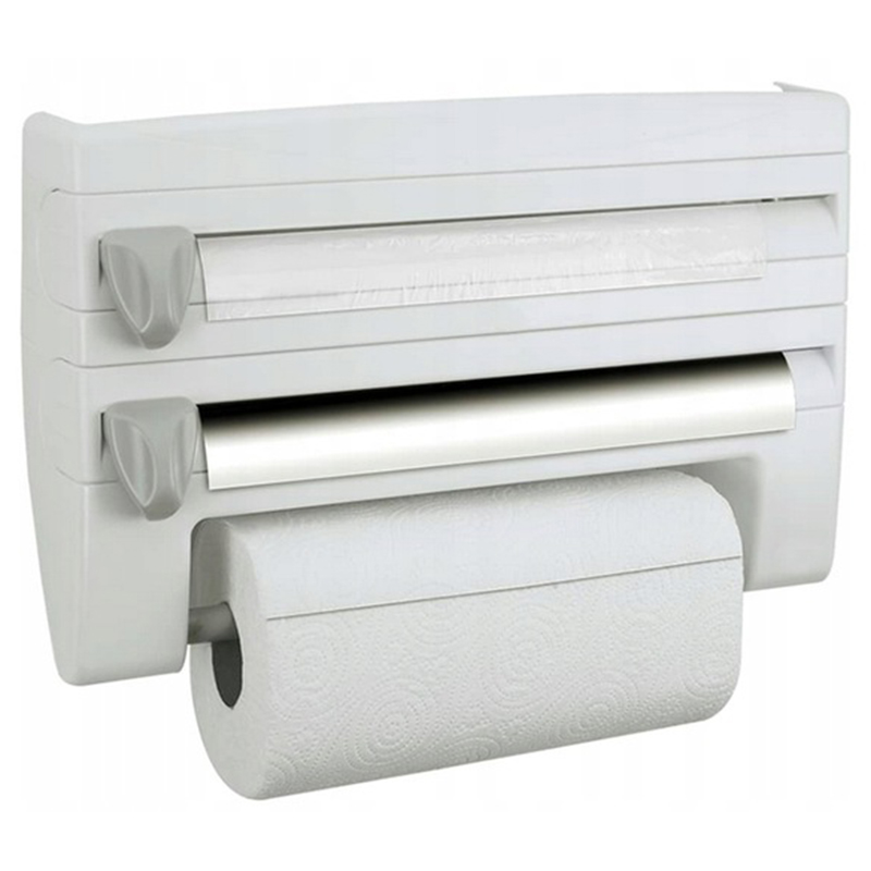 Kuchynský organizér na fóliu a papierové utierky 4v1