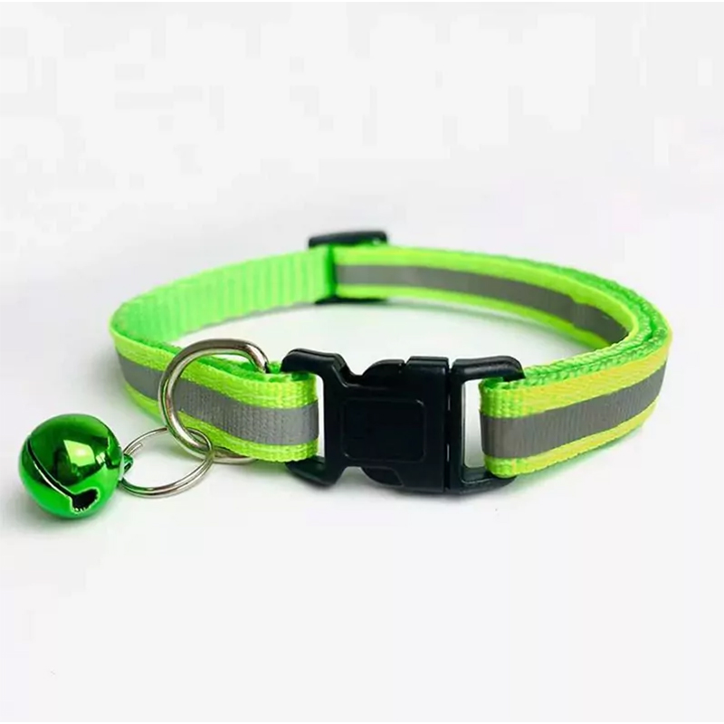 Reflexný obojok so zvončekom 21-33 cm