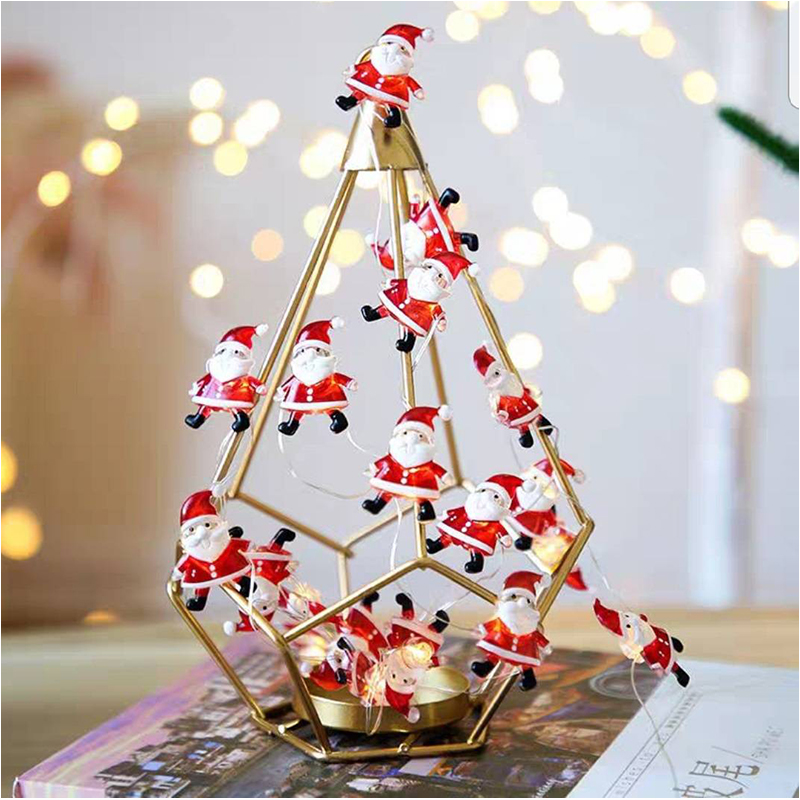 Santa Claus - LED Vianočná reťaz 20 LED 2 metre