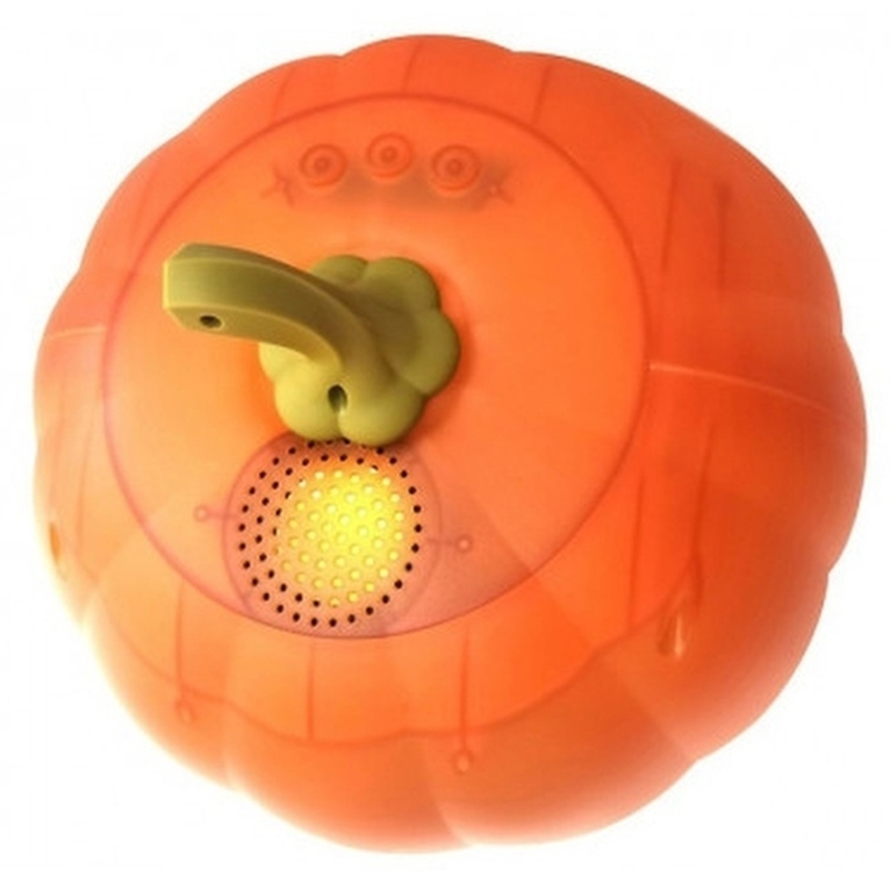 Hovoriaca a spievajúca lampa Tekvica