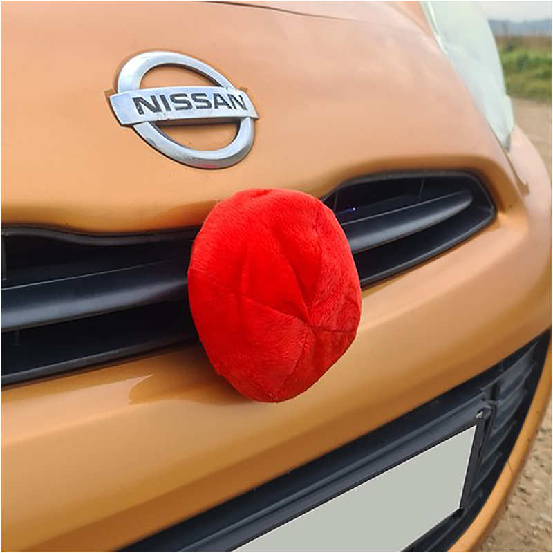 Vianočná ozdoba na auto Parohy soba s nosom