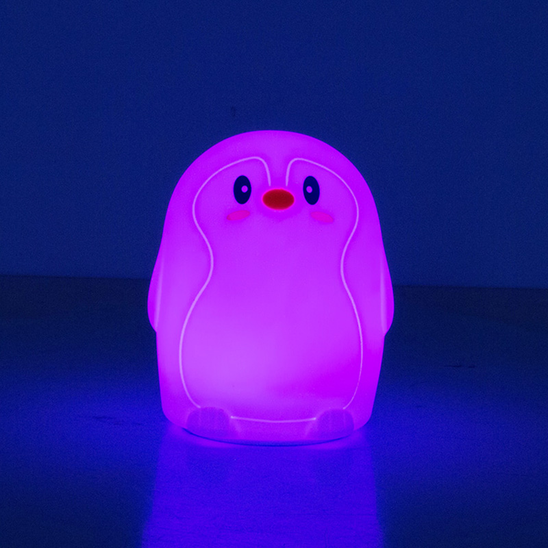 Detská dotyková LED lampa Tučniak