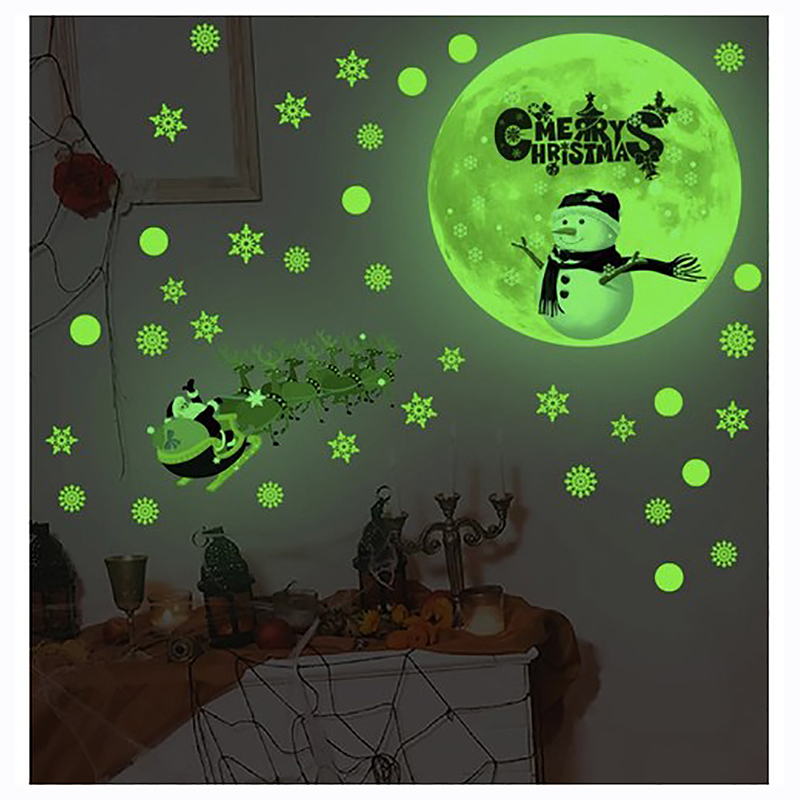 Vianočné nálepky fluorescenčné 29ks